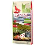 Корм для собак Genesis Pure Canada Green Highland Puppy с курицей козой и ягненком 11.79кг