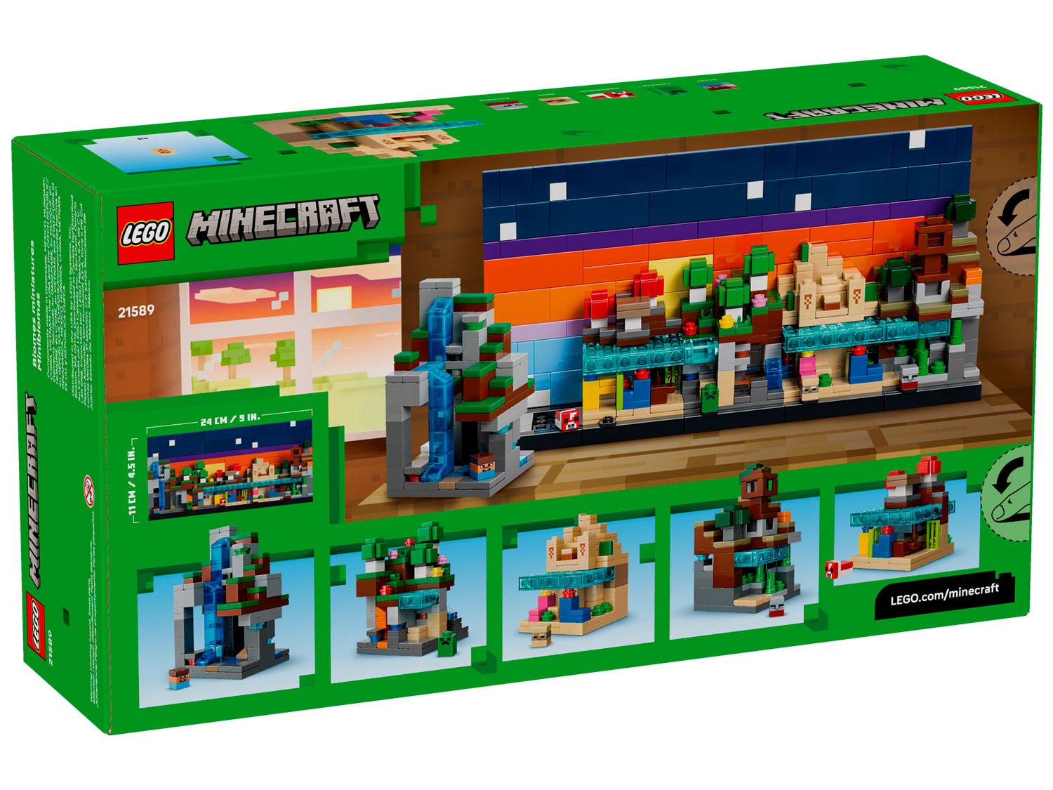 Конструктор LEGO Minecraft Мини-биомы 797 дет. - фото 8