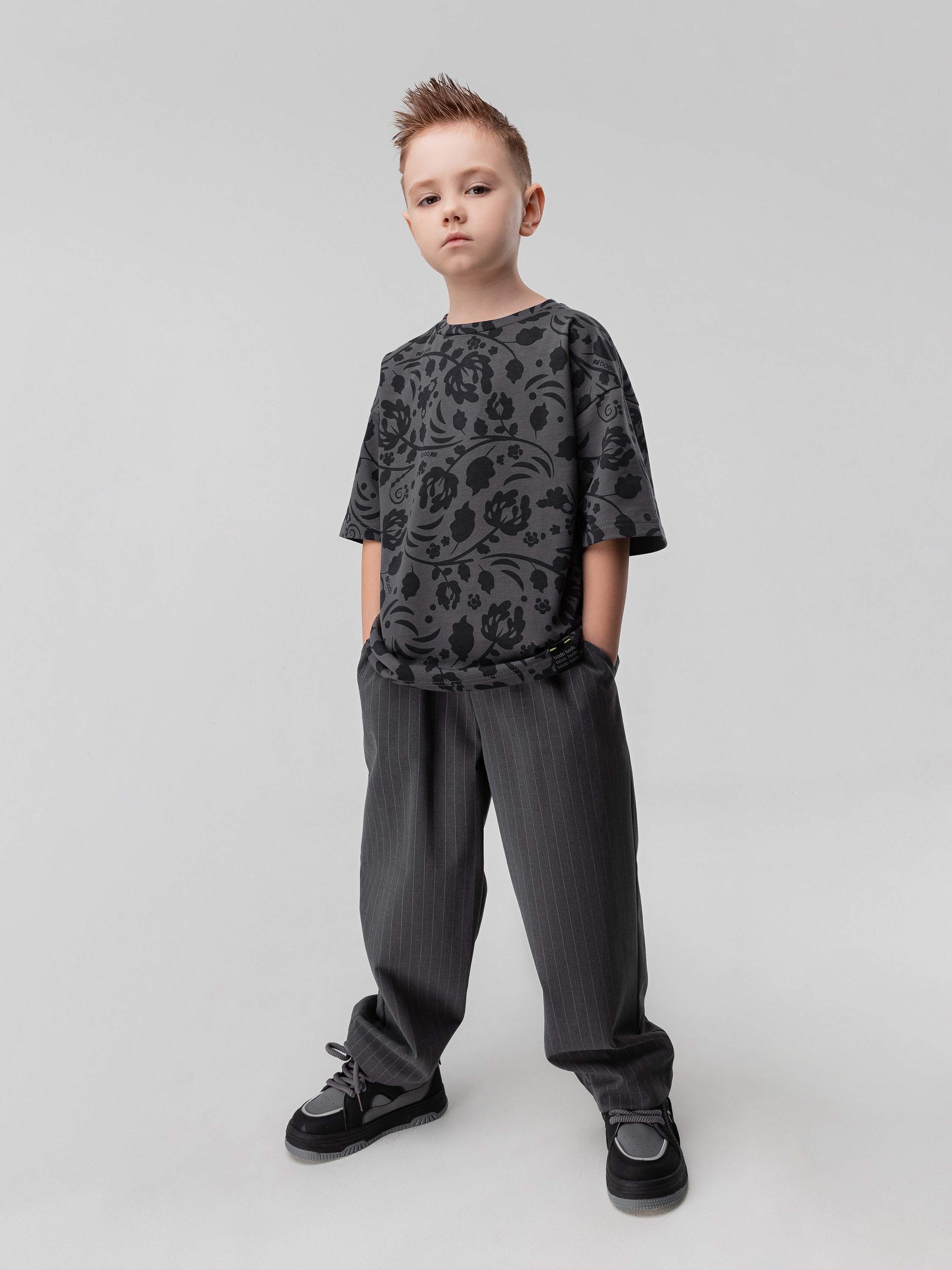 Футболка Bodo 4-465MU_серый - фото 3