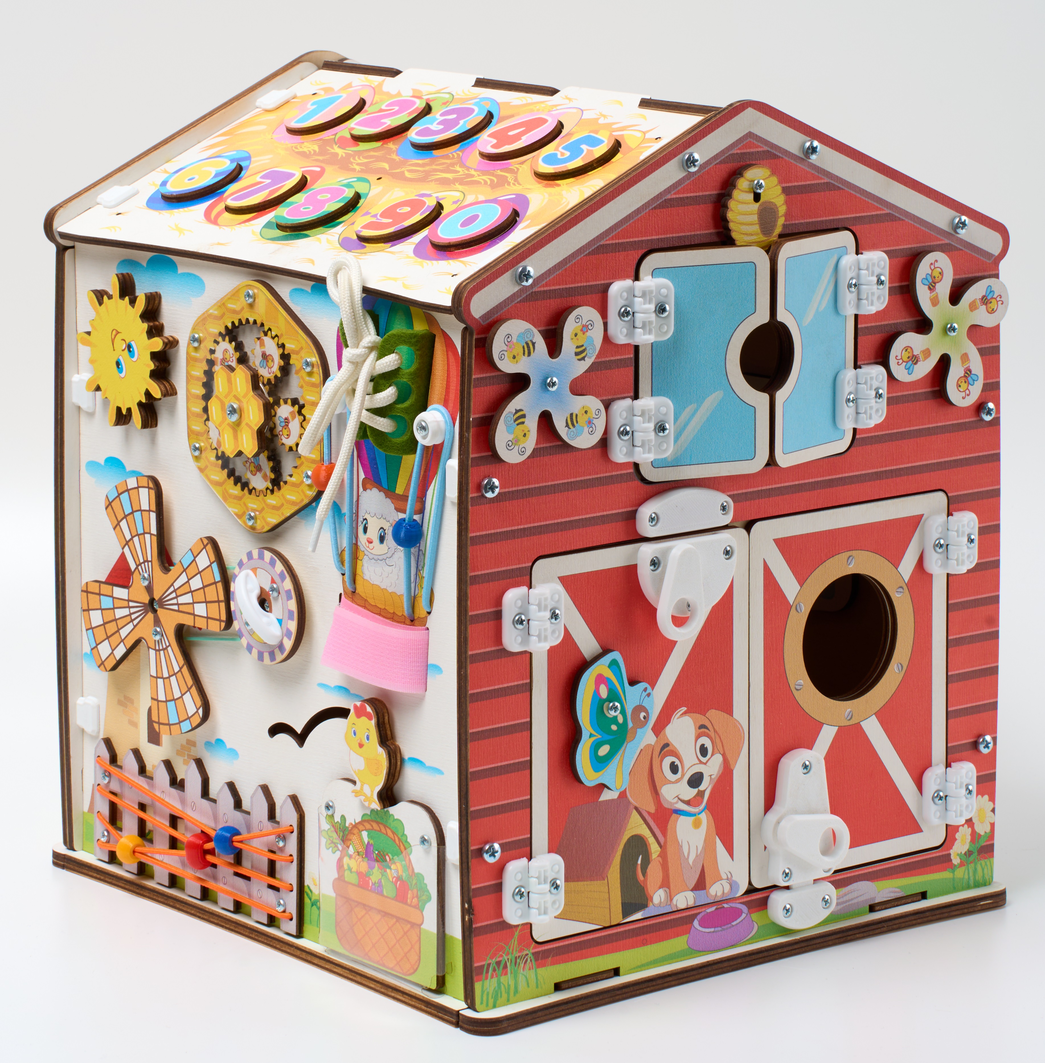 Игрушка MyKiddyQuest бизиборд Ферма - фото 2