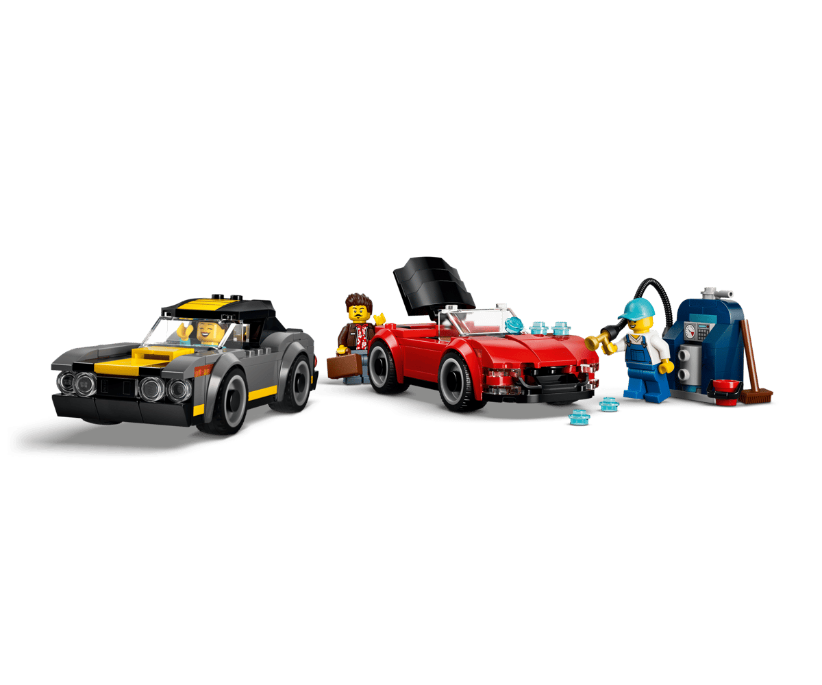 Конструктор LEGO City Проезд через мойку 583 дет. - фото 5