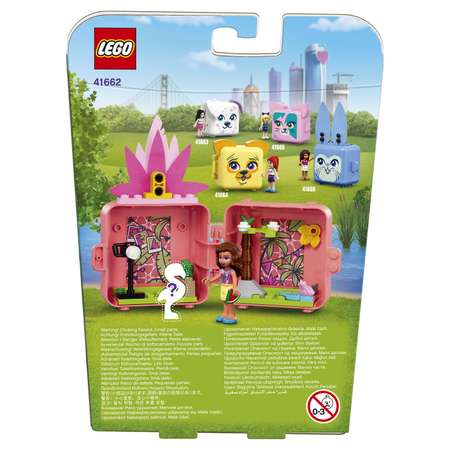 Конструктор LEGO Friends Кьюб Оливии с фламинго блочный