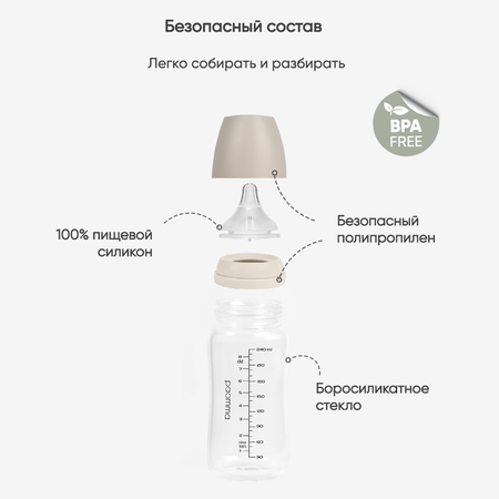 Бутылочка Paomma Anti-Colic 240 мл