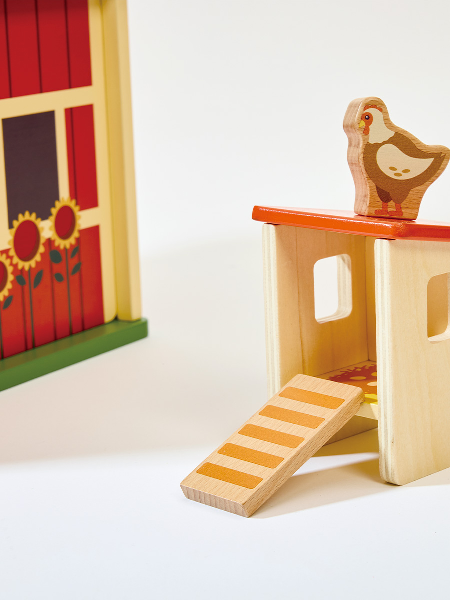 Домик для кукол Hape 30.6 см с мебелью E3530_HP - фото 4