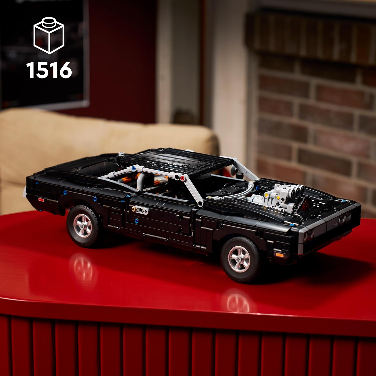 Конструктор LEGO Technic Форсаж додж Чарджер р/т 1516 дет. - фото 4