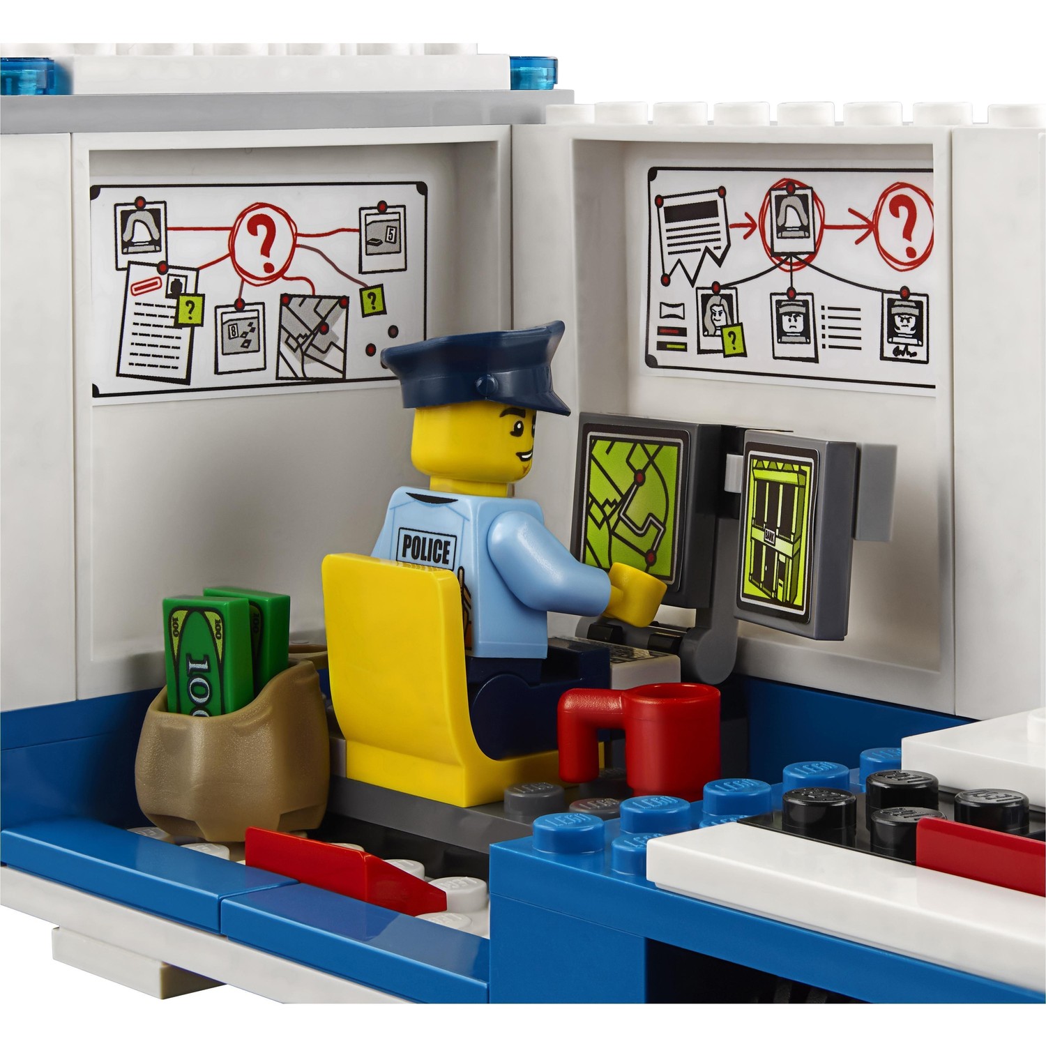 Конструктор LEGO City Police Командный центр блочный - фото 11