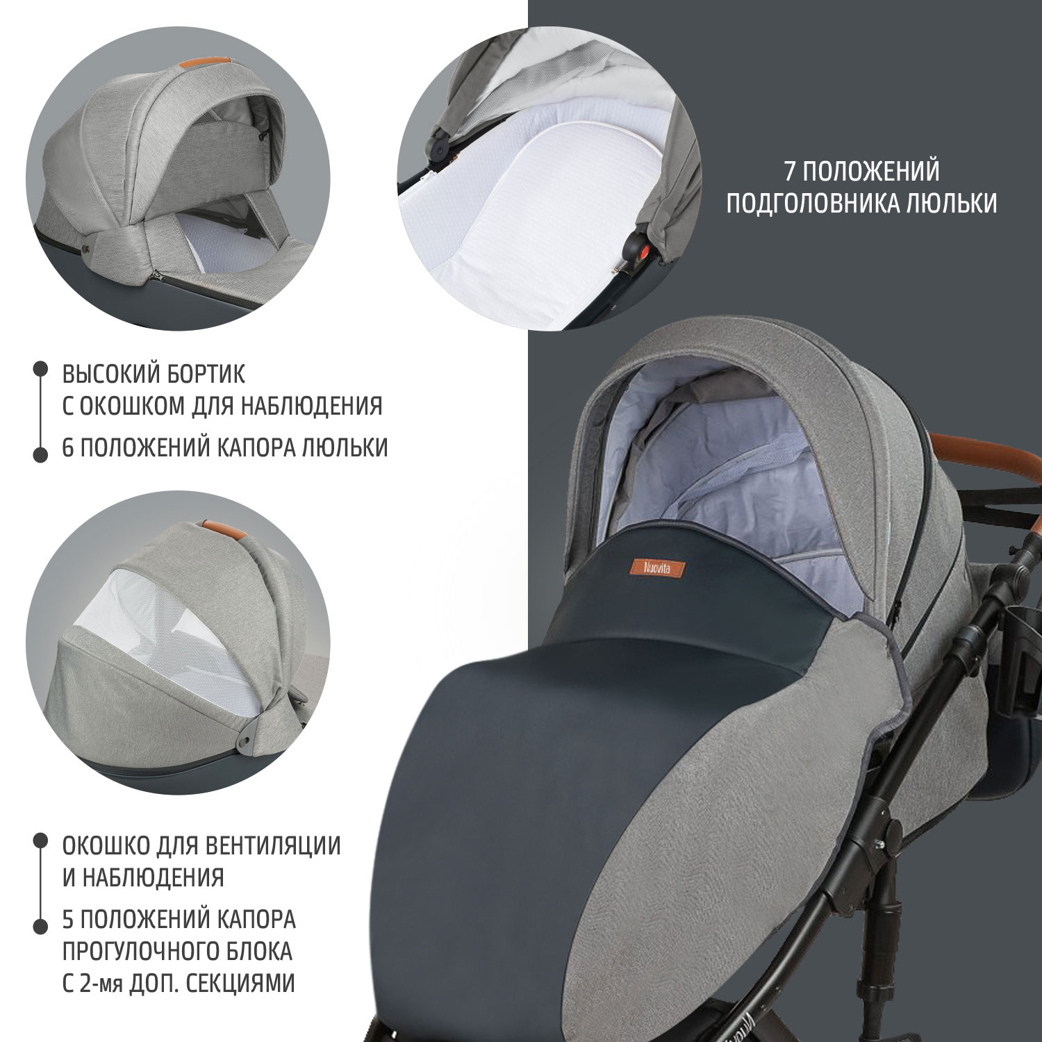Коляска 2в1 Nuovita - фото 5