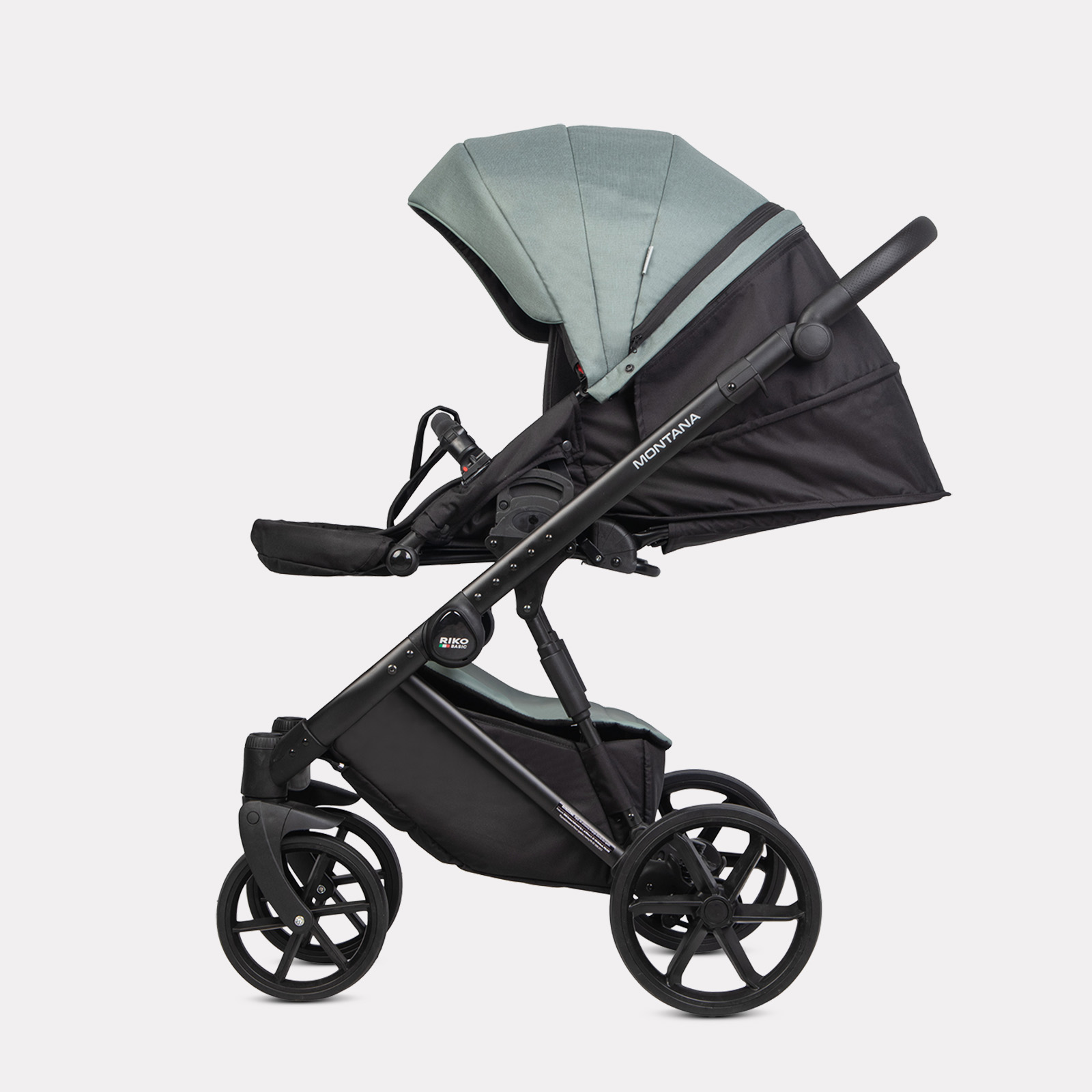 Коляска 3в1 Riko Basic Montana Plus зеленый - фото 8