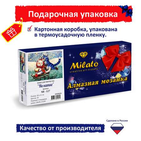 Алмазная мозаика Милато На катке