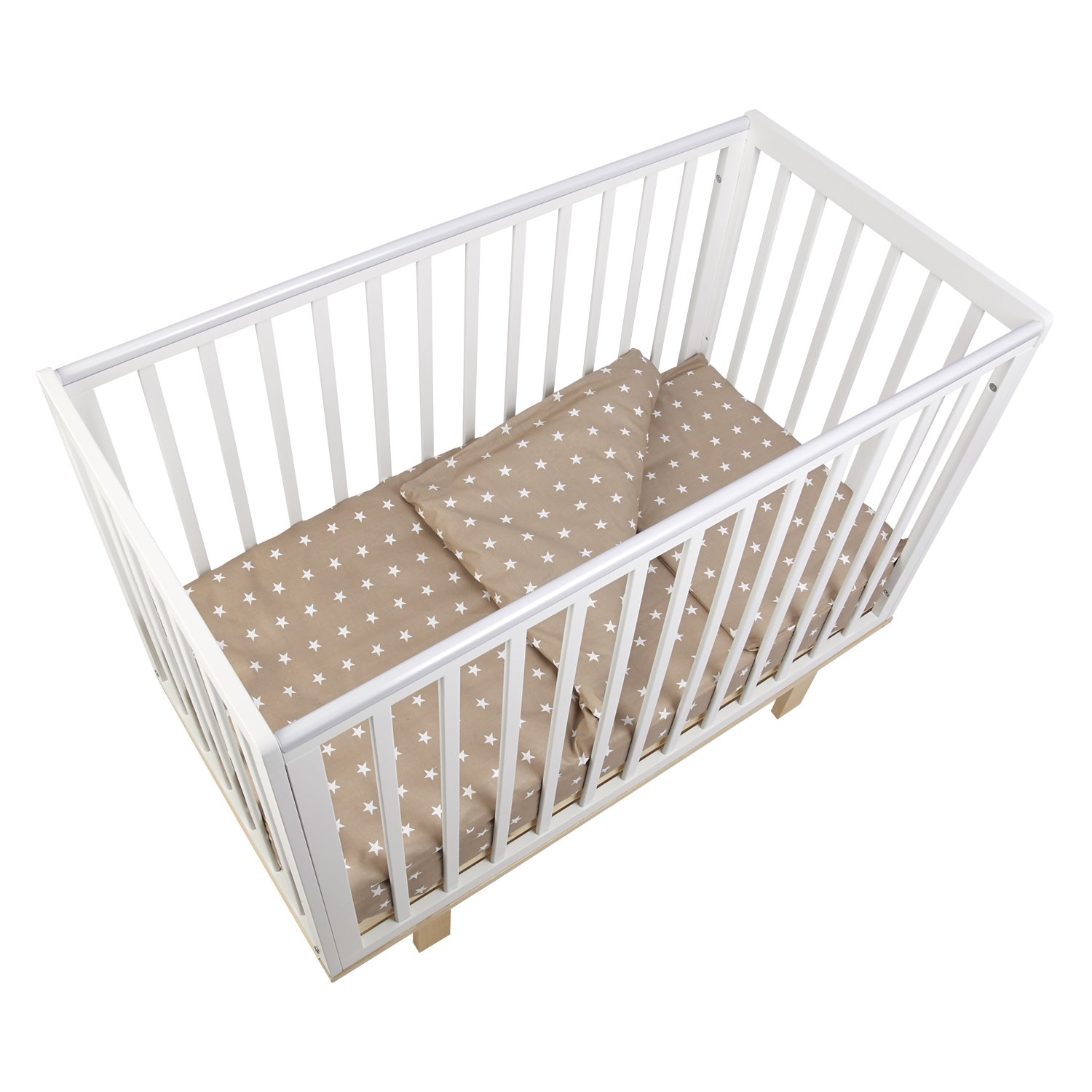 Детская кроватка Polini kids прямоугольная, (белый) - фото 16