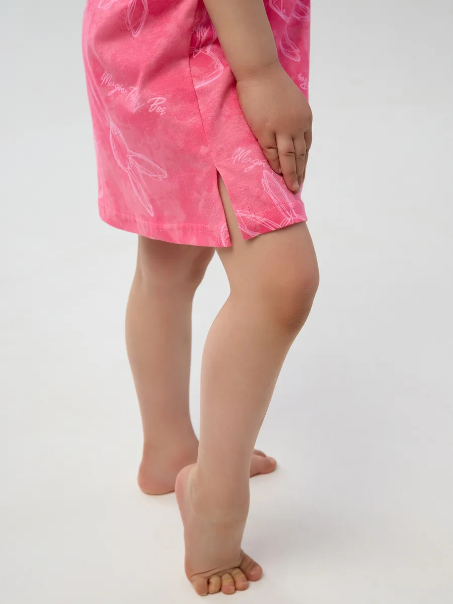 Сорочка ночная YAXX 001--Туника зайка/розовый (К) - фото 8