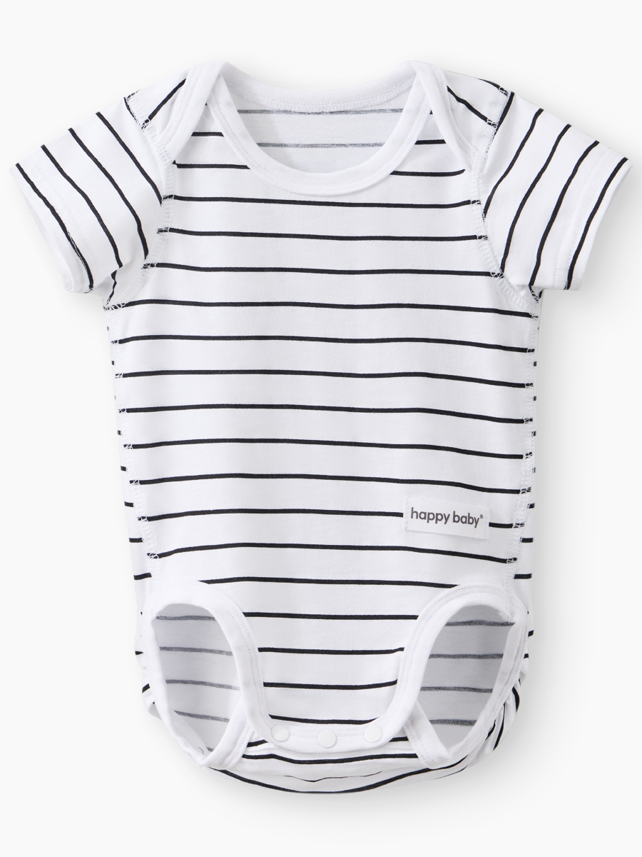 Боди 2 шт Happy Baby 90154-0_black-white - фото 13