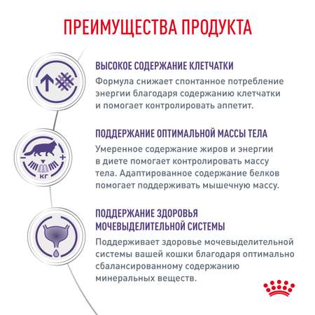 Корм для кошек ROYAL CANIN Neutered Satiety Balance стерилизованных 1.5кг