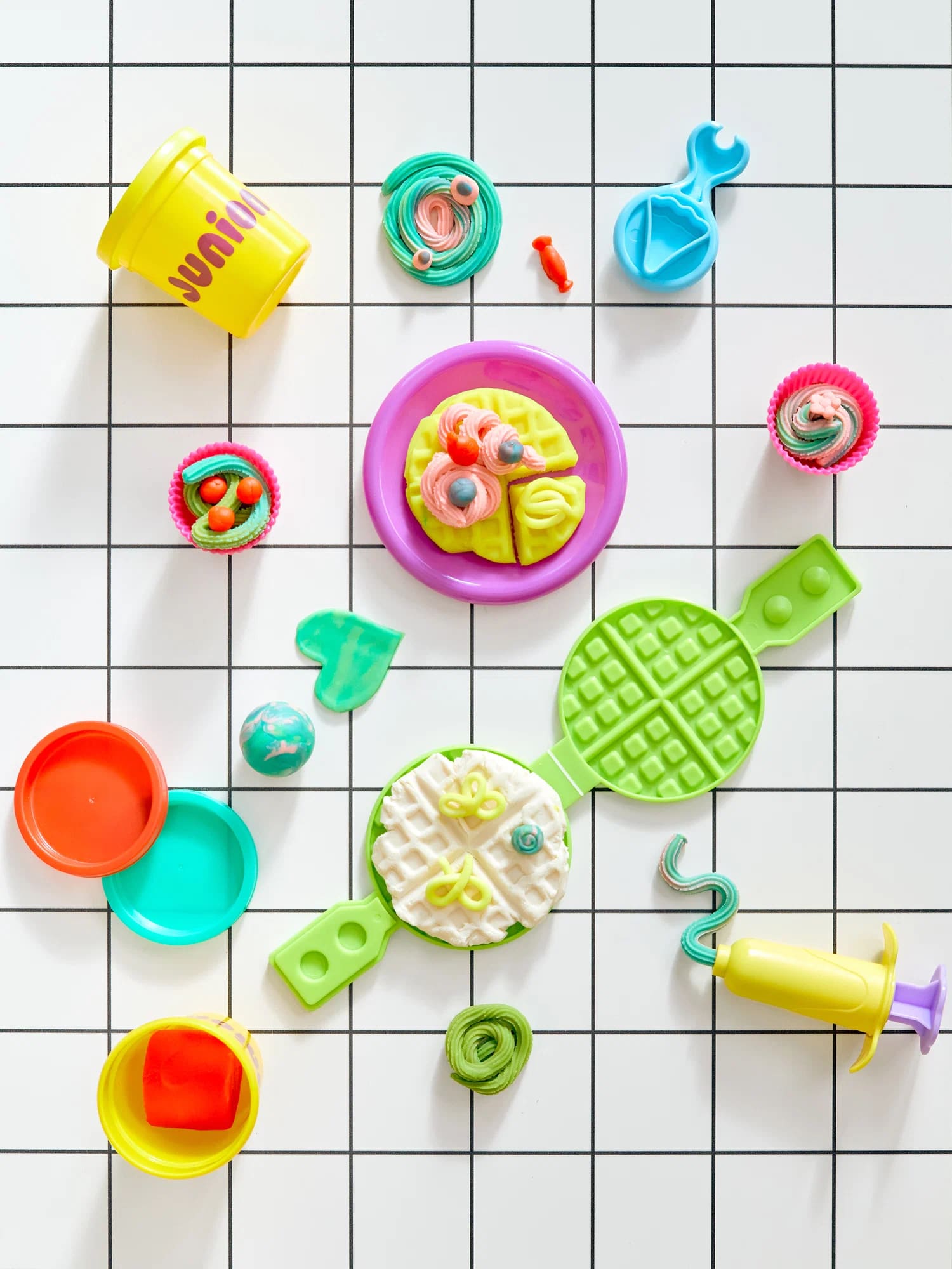 Тесто-пластилин Junion Чудо-Пикничок 5 цв. - фото 12