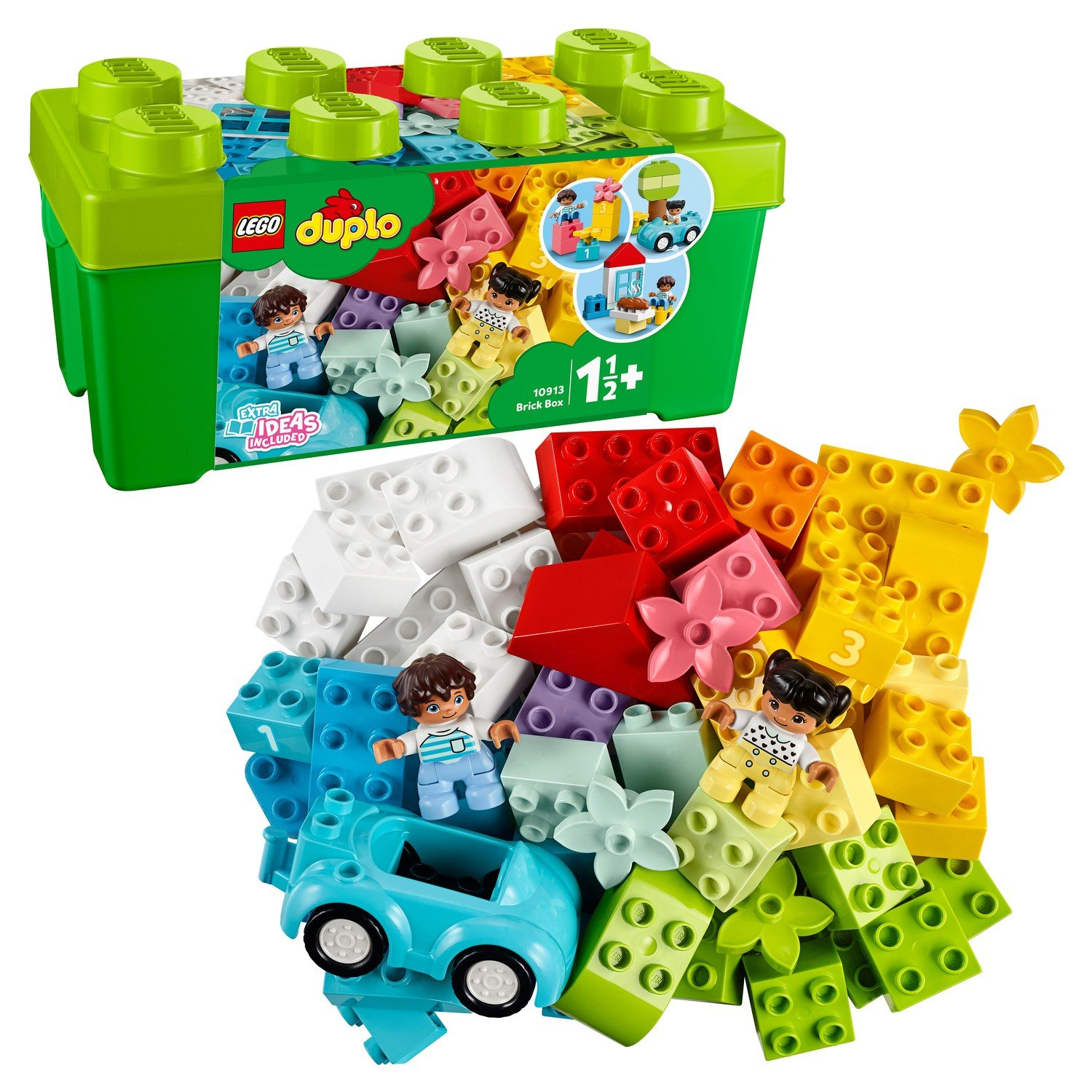Конструктор LEGO DUPLO Коробка с кубиками 65 дет. - фото 1