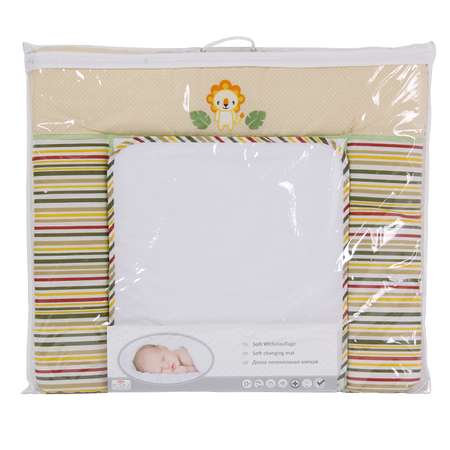 Доска пеленальная Polini kids Джунгли на комод мягкая 85x75