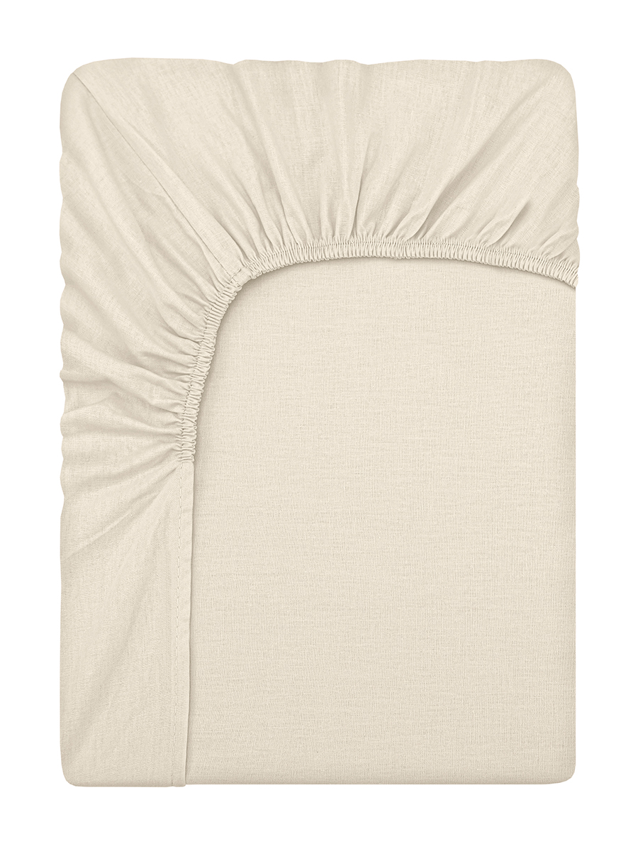 Простыня BRAVO поплин беж 160 x 200 см на резинке 1 шт. - фото 6