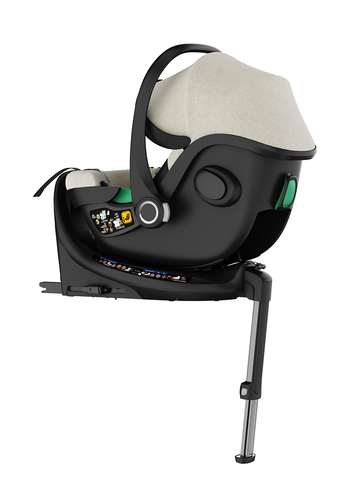 Автокресло KLEE Cascade i-Size с базой Isofix Isofix 0 (0 -13 кг) бежевый - фото 3