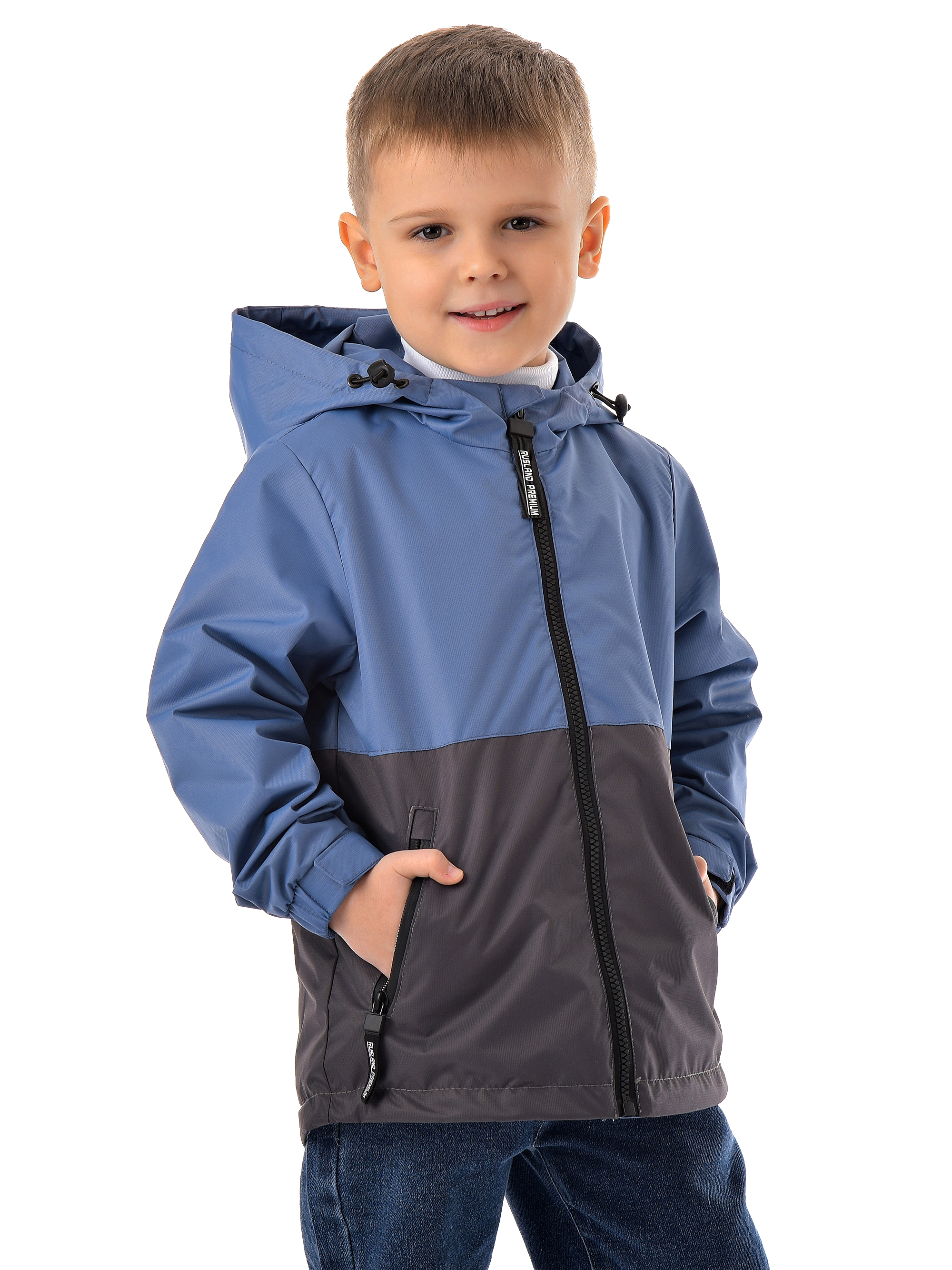 Ветровка Rusland 0124джинс - фото 2