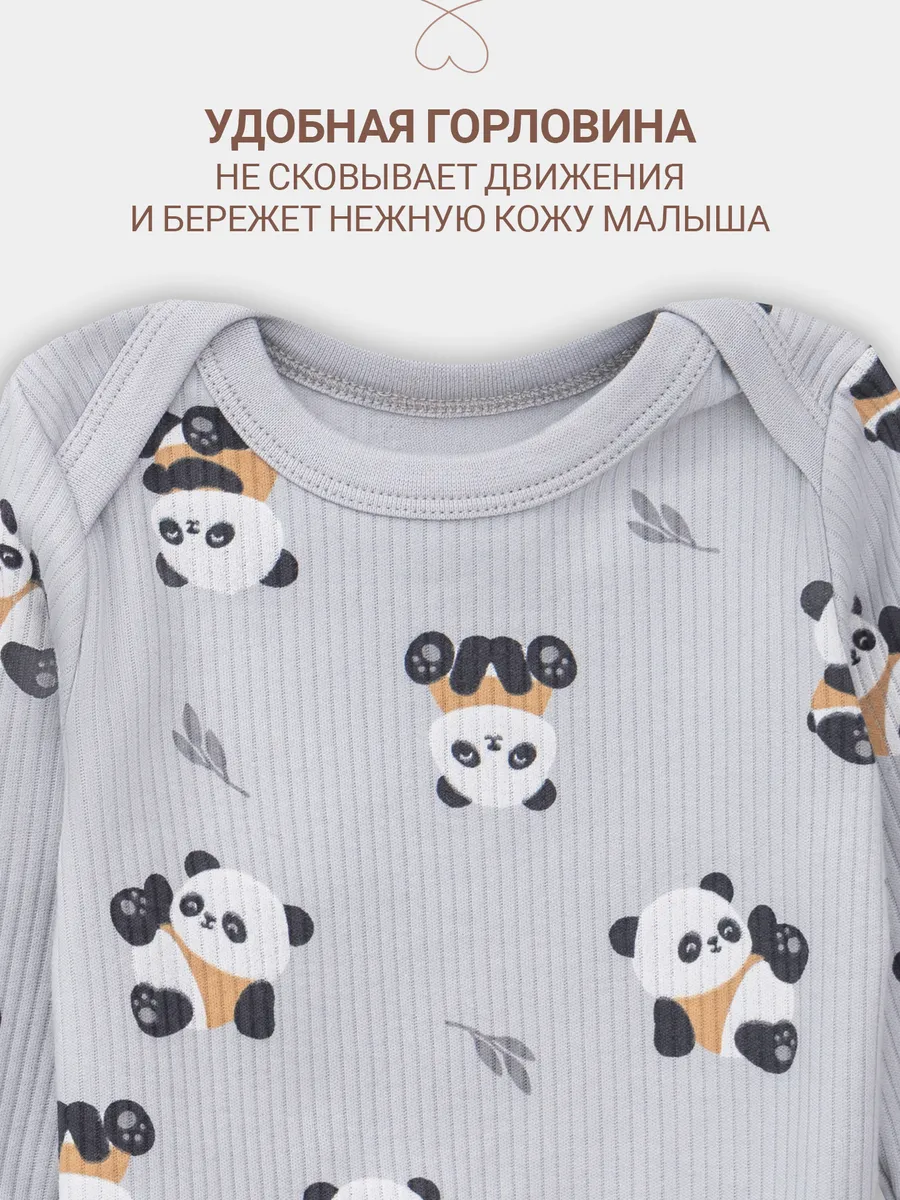 Комплект Mark Formelle (Марк Формэль) 89408/пандочки на сером +железо - фото 4