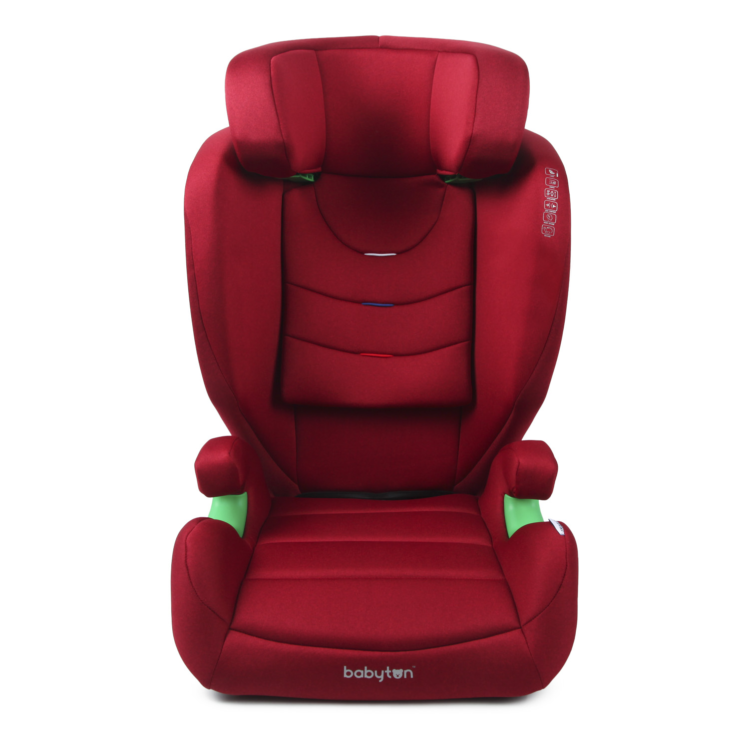 Автокресло Babyton Traveller Isofix 2/3 (15-36 кг) красный - фото 9
