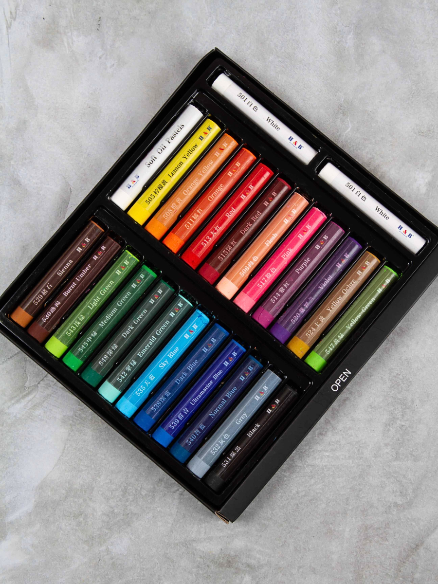 Пастель масляная CMGS 24 шт. - фото 10