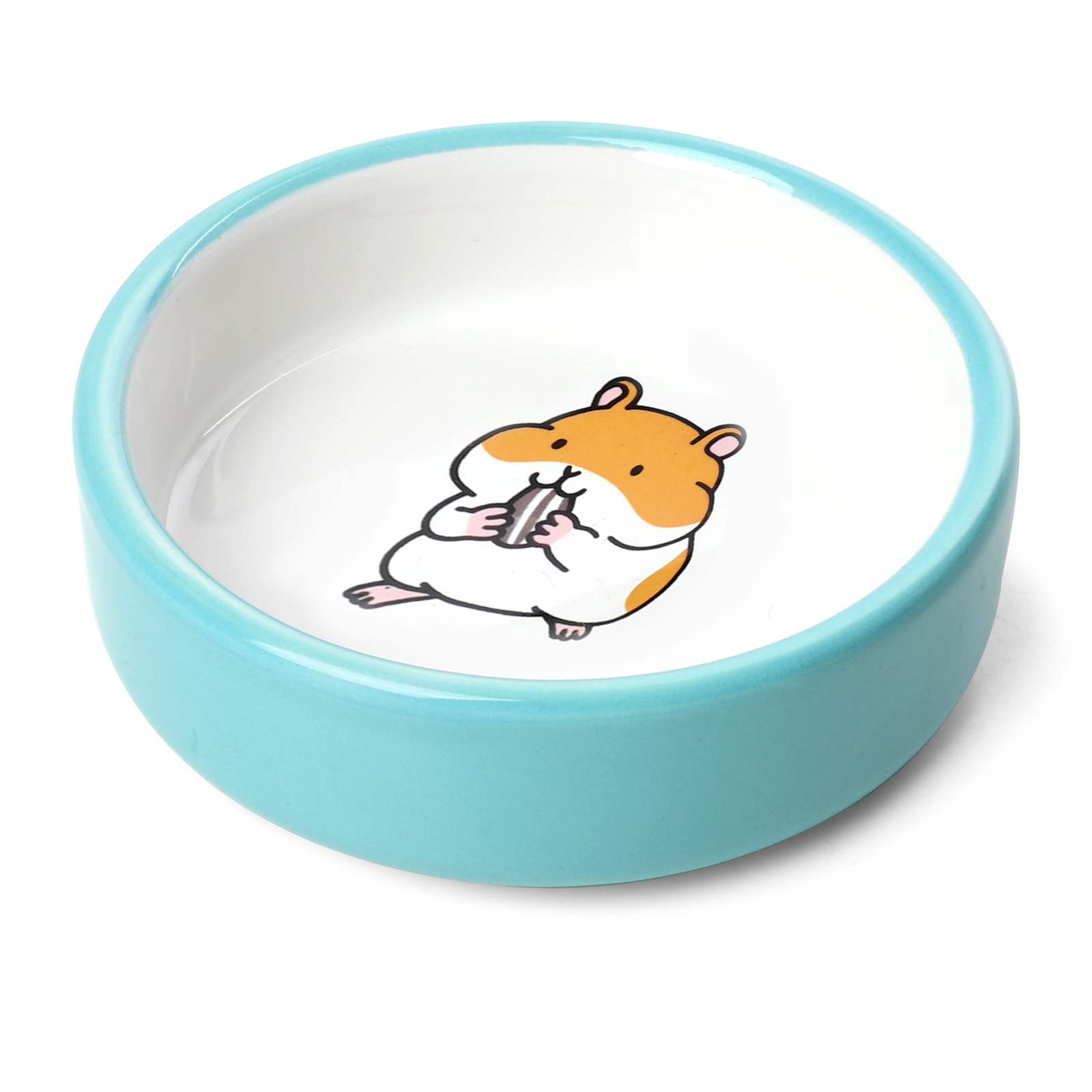 Миска для мелких животных Triol Triol Хомяк керамическая 0.1л - фото 1