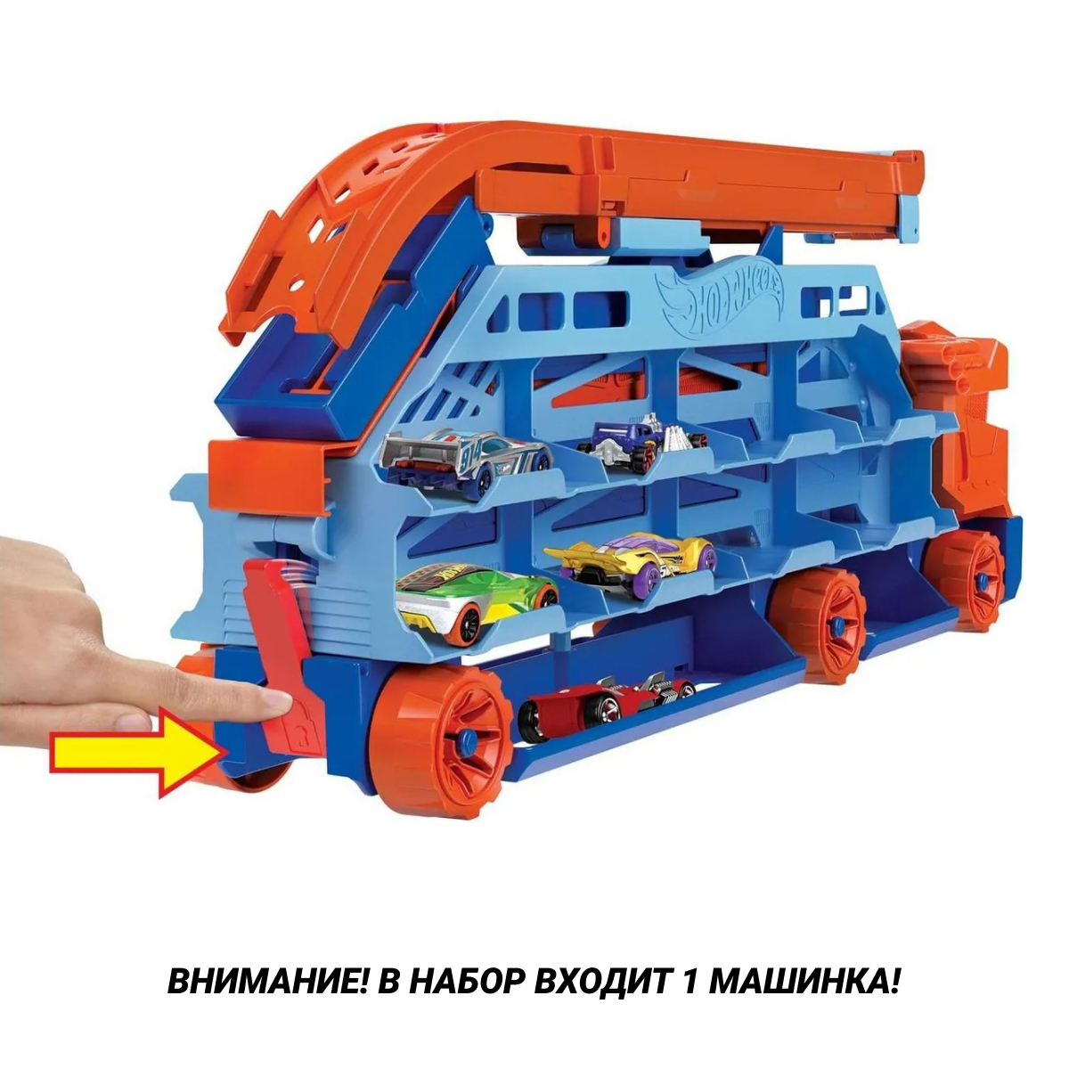 Трек Hot Wheels HDY92 грузовик с машинкой HDY92 - фото 4