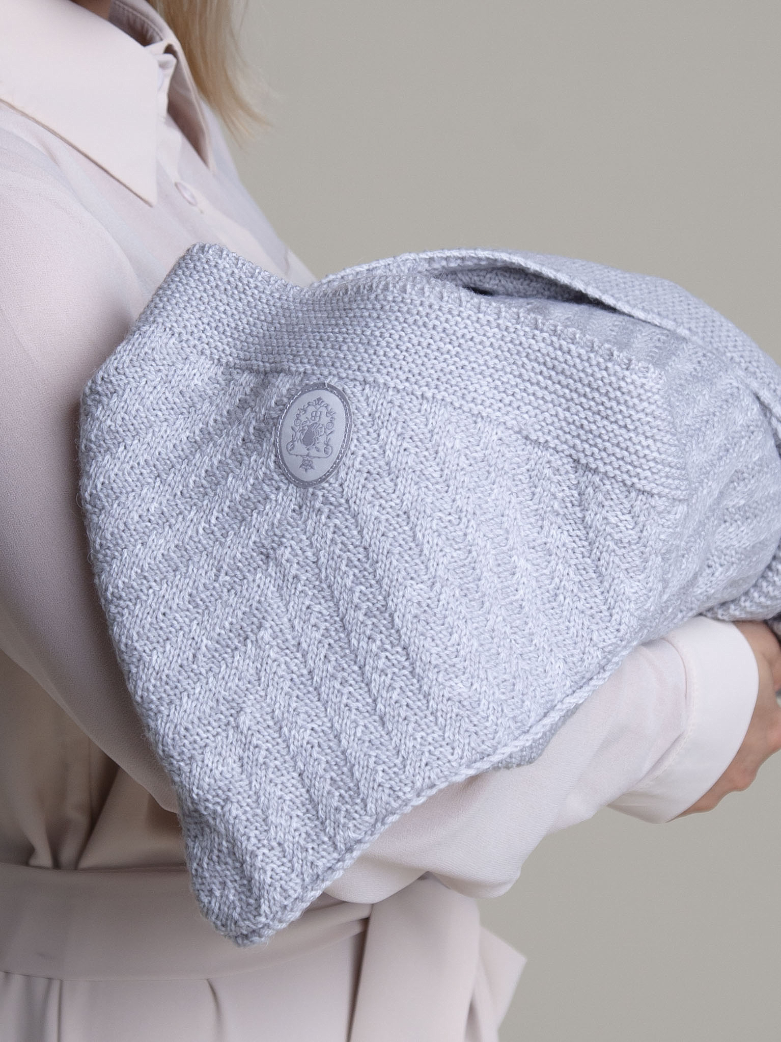 Плед НаследникЪ Выжанова плед для новорожденного 95 x 95 см шерсть - фото 6