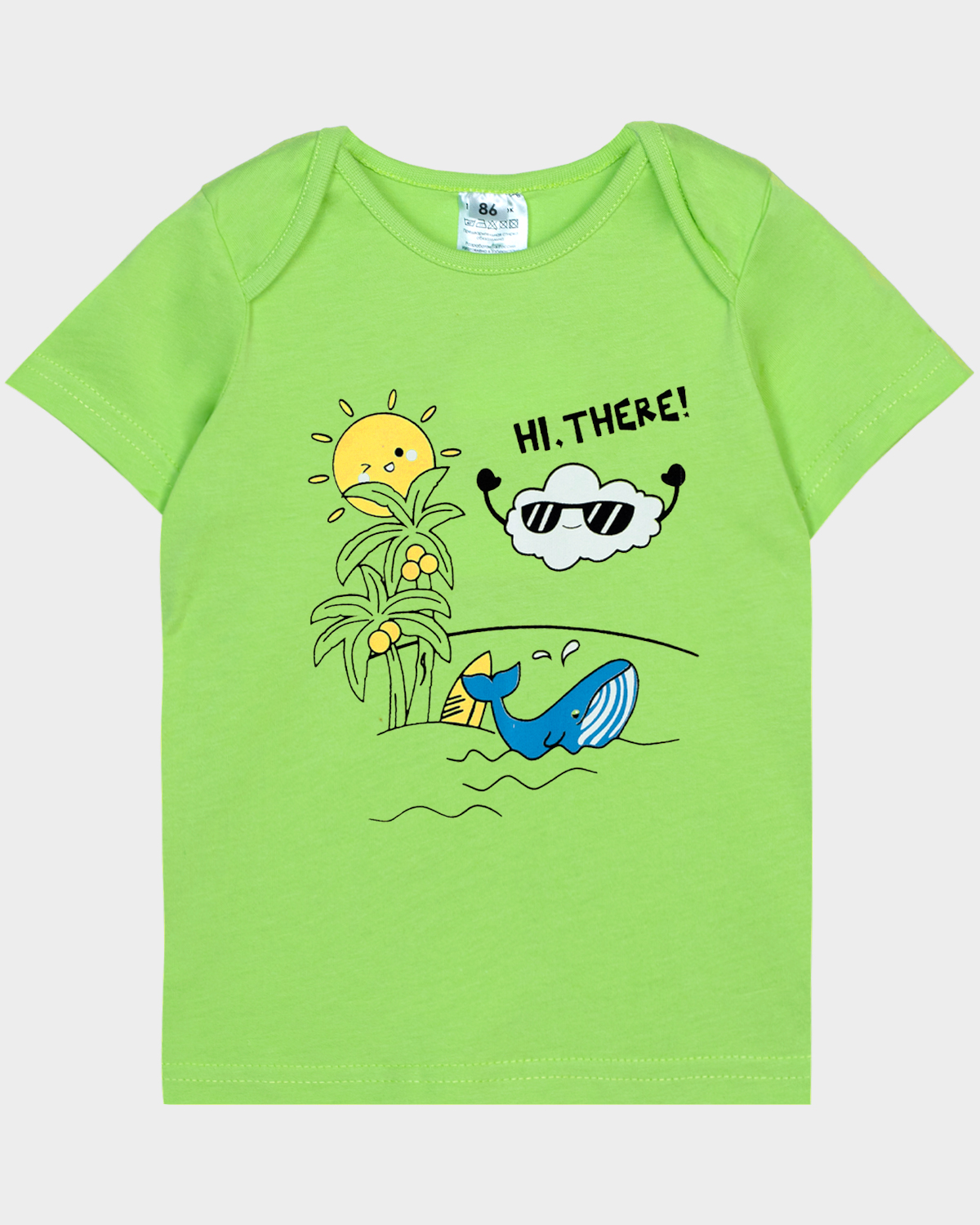 Футболка Lets Go 52398_зеленый - фото 1