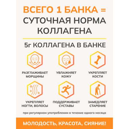 Джем Ноль грамм без сахара низкокалорийный с коллагеном абрикос