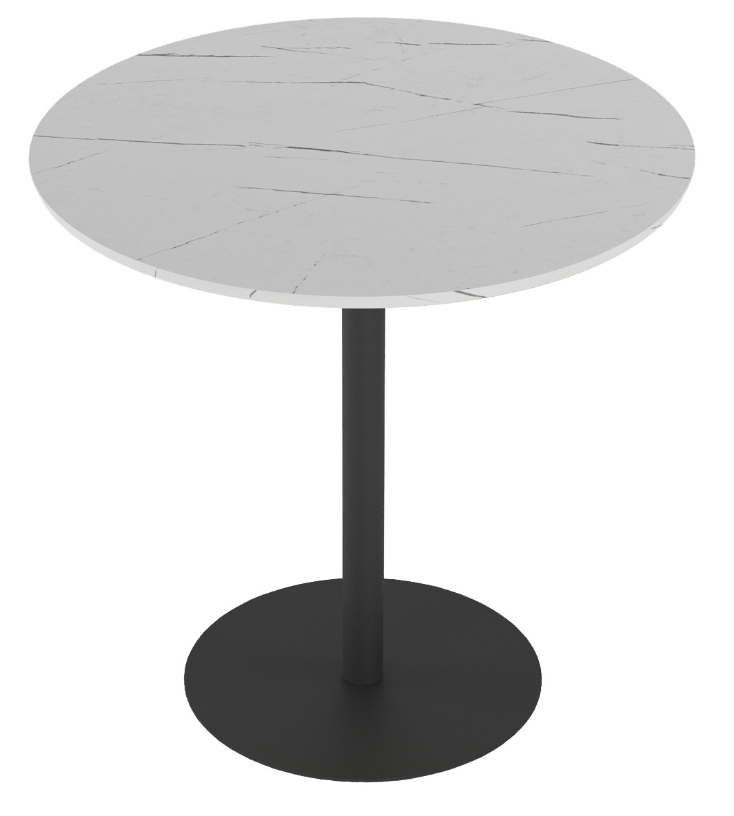 Стол обеденный КАЛИФОРНИЯ МЕБЕЛЬ Дейл Белый мрамор - фото 1