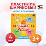 Пластилин Attivio шариковый 4 цв.