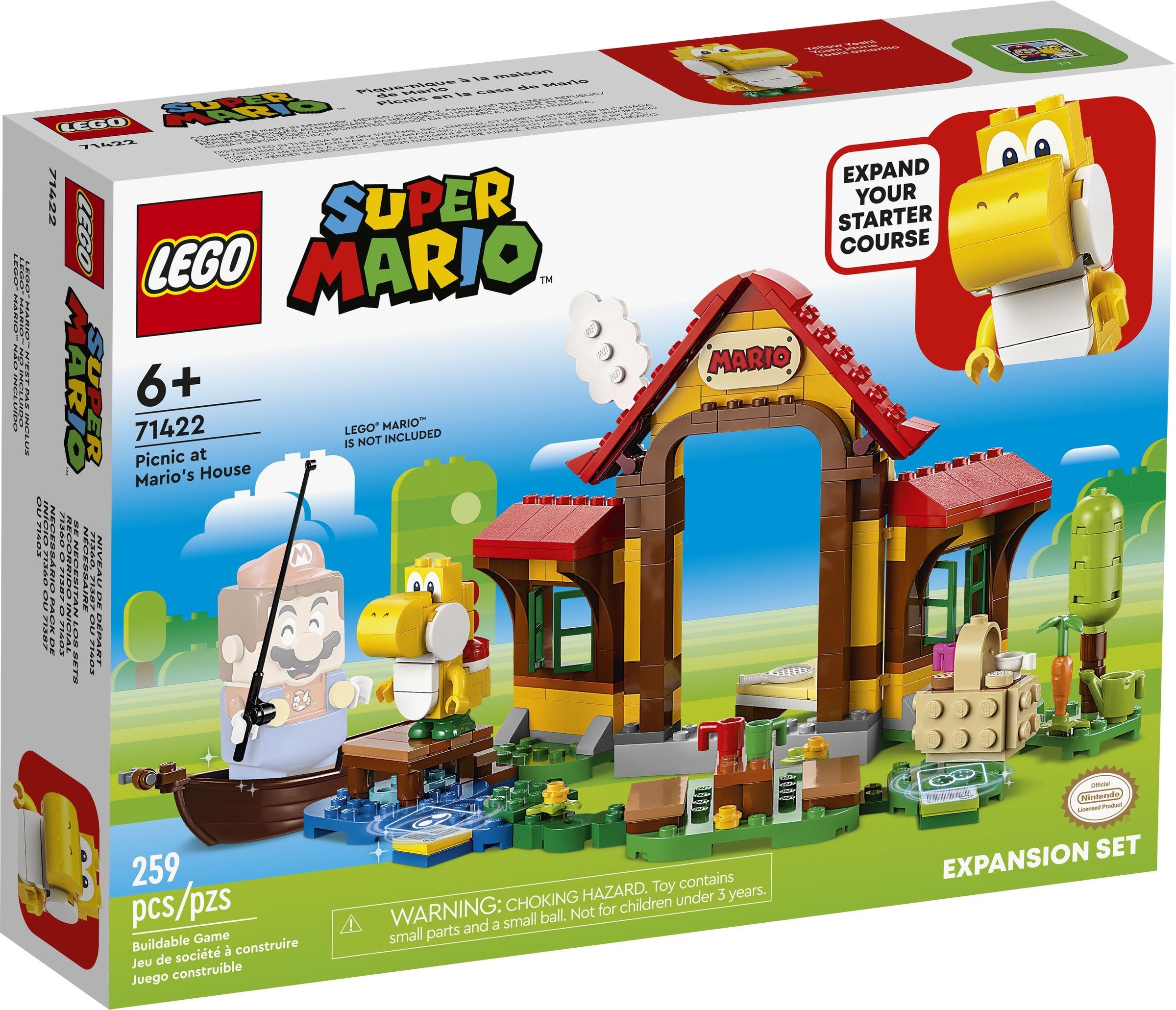 Изображение товара Конструктор LEGO Super Mario Пикник в доме Марио 71422 259 деталей для детей от 6 лет Изображение товара Конструктор LEGO Super Mario Пикник в доме Марио 71422 259 деталей для детей от 6 лет