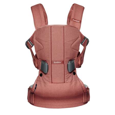 Рюкзак-переноска BabyBjorn One Cotton Mix Терракотовый