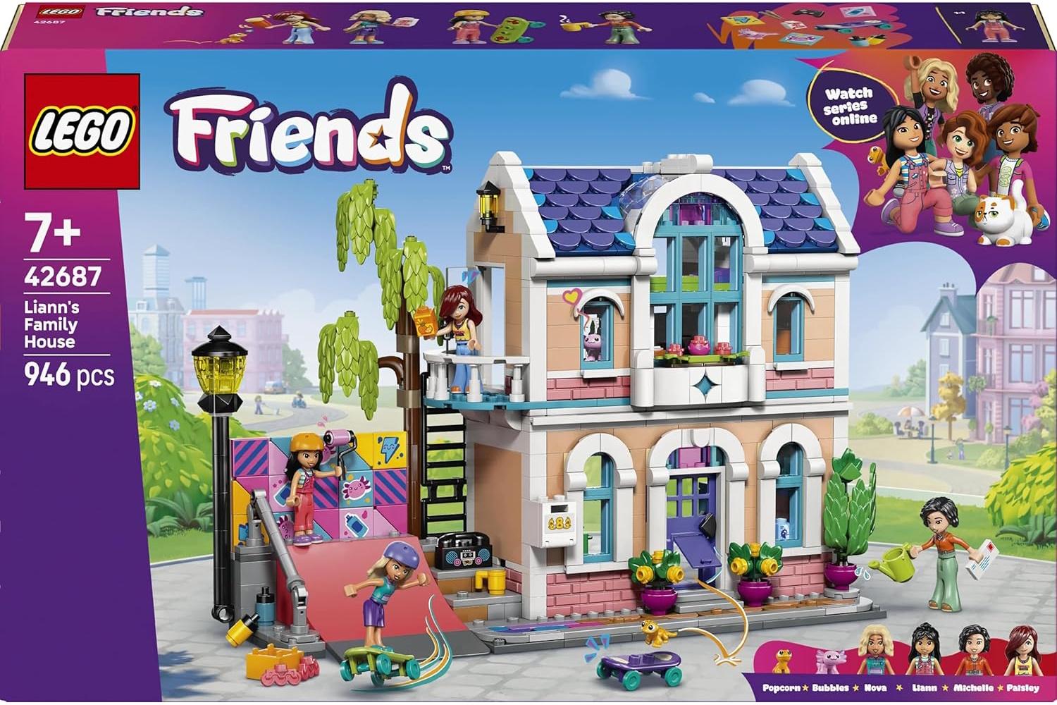 Конструктор LEGO Friends Семейный дом Лиэнн 946 дет. - фото 4
