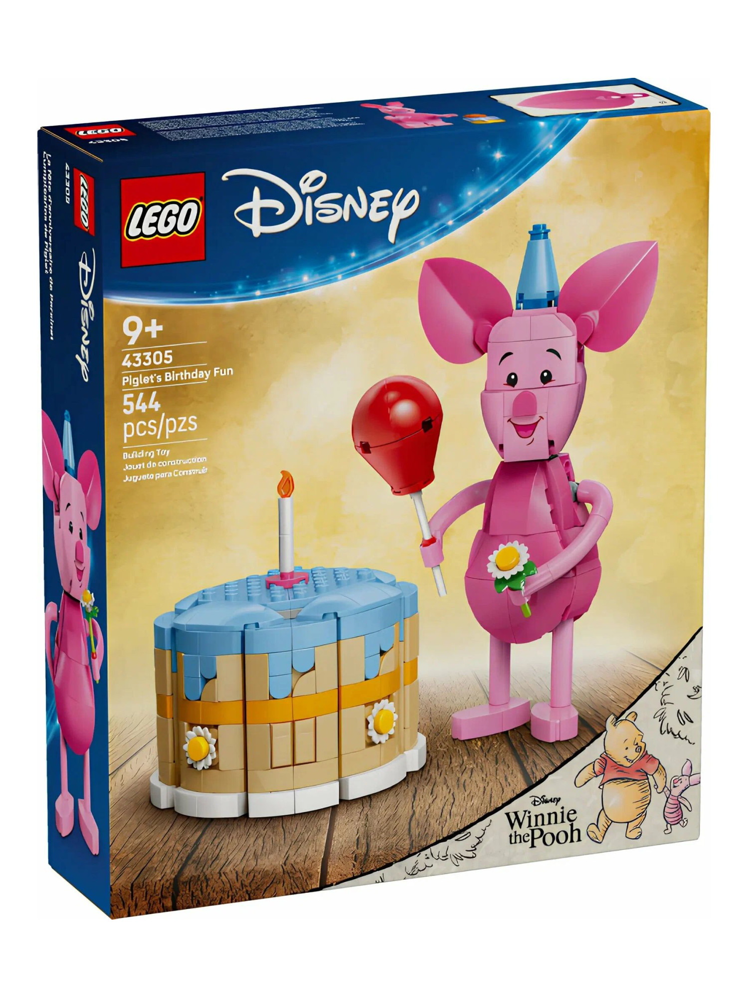 Конструктор LEGO Disney День рождения Пятачка 544 дет. - фото 1