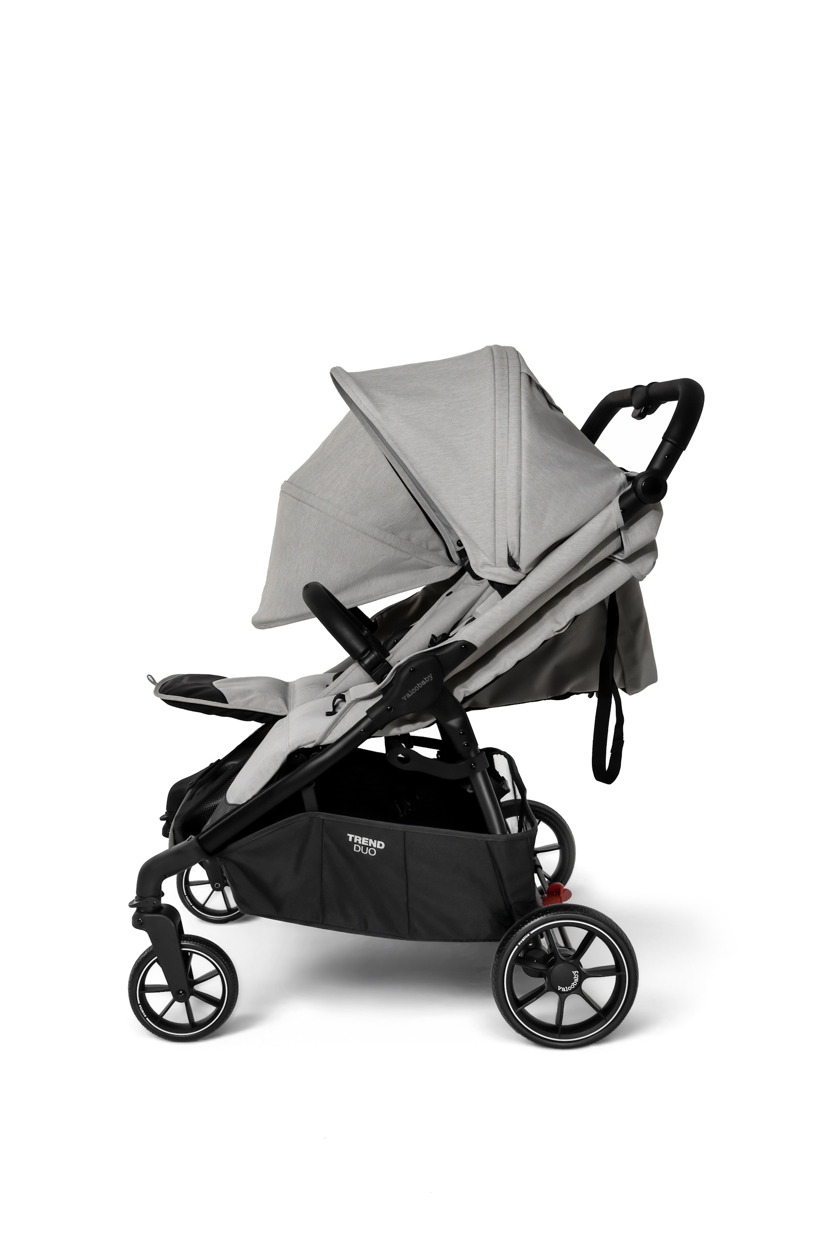 Коляска прогулочная для двойни Valco baby Snap Duo серый - фото 14