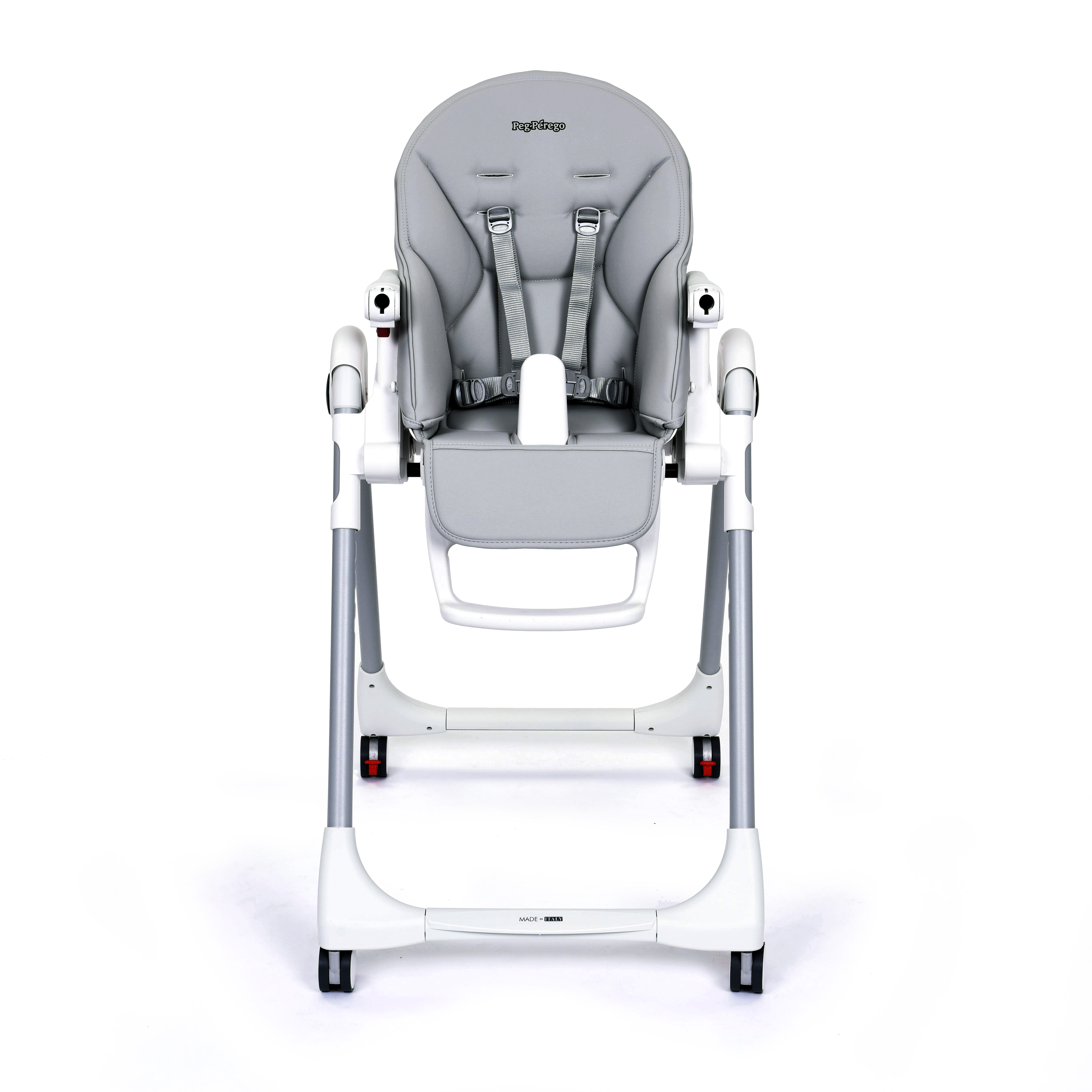 Стульчик для кормления Peg-Perego Prima Pappa Follow Me серый - фото 4