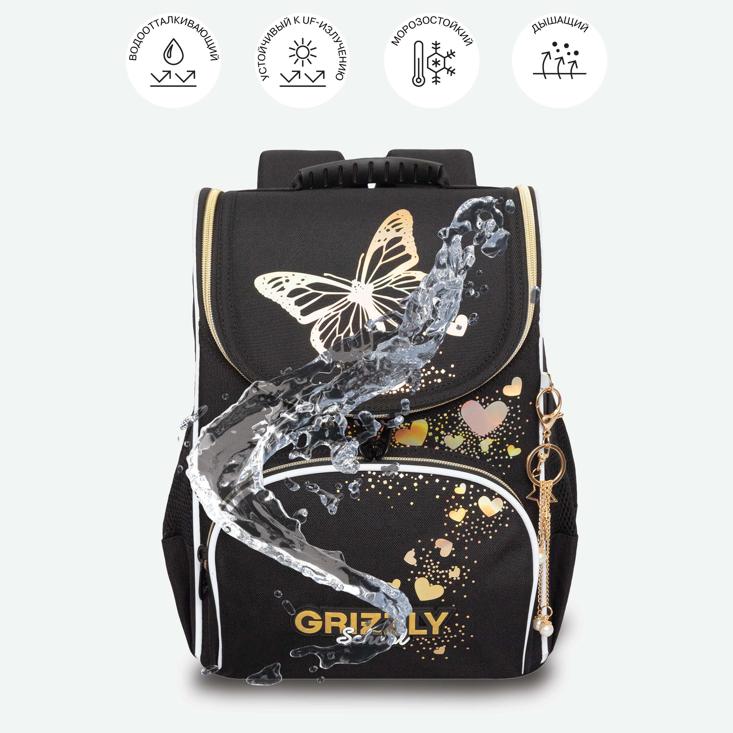 Ранец Grizzly для девочки - фото 9