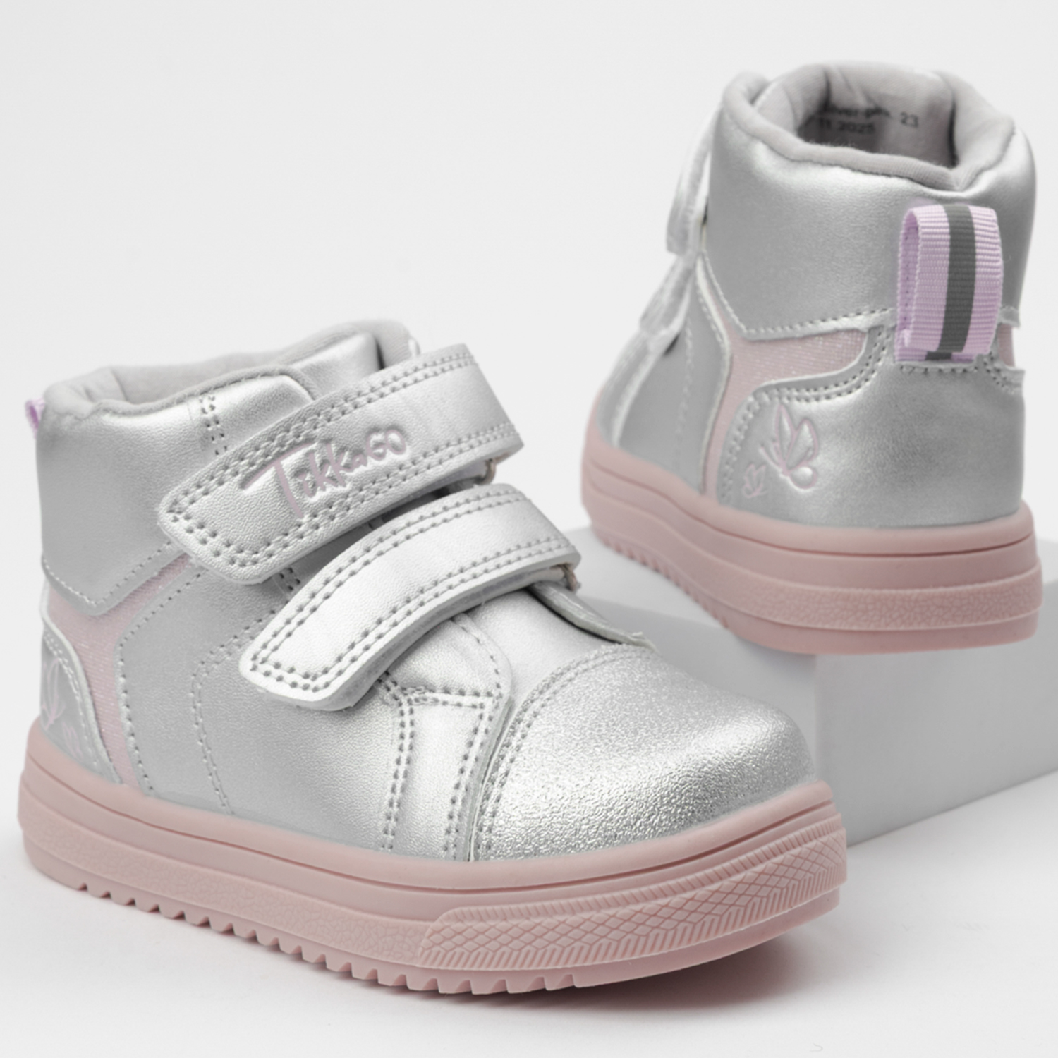 Ботинки TikkaGo 2V16_772607_silver-pink - фото 2