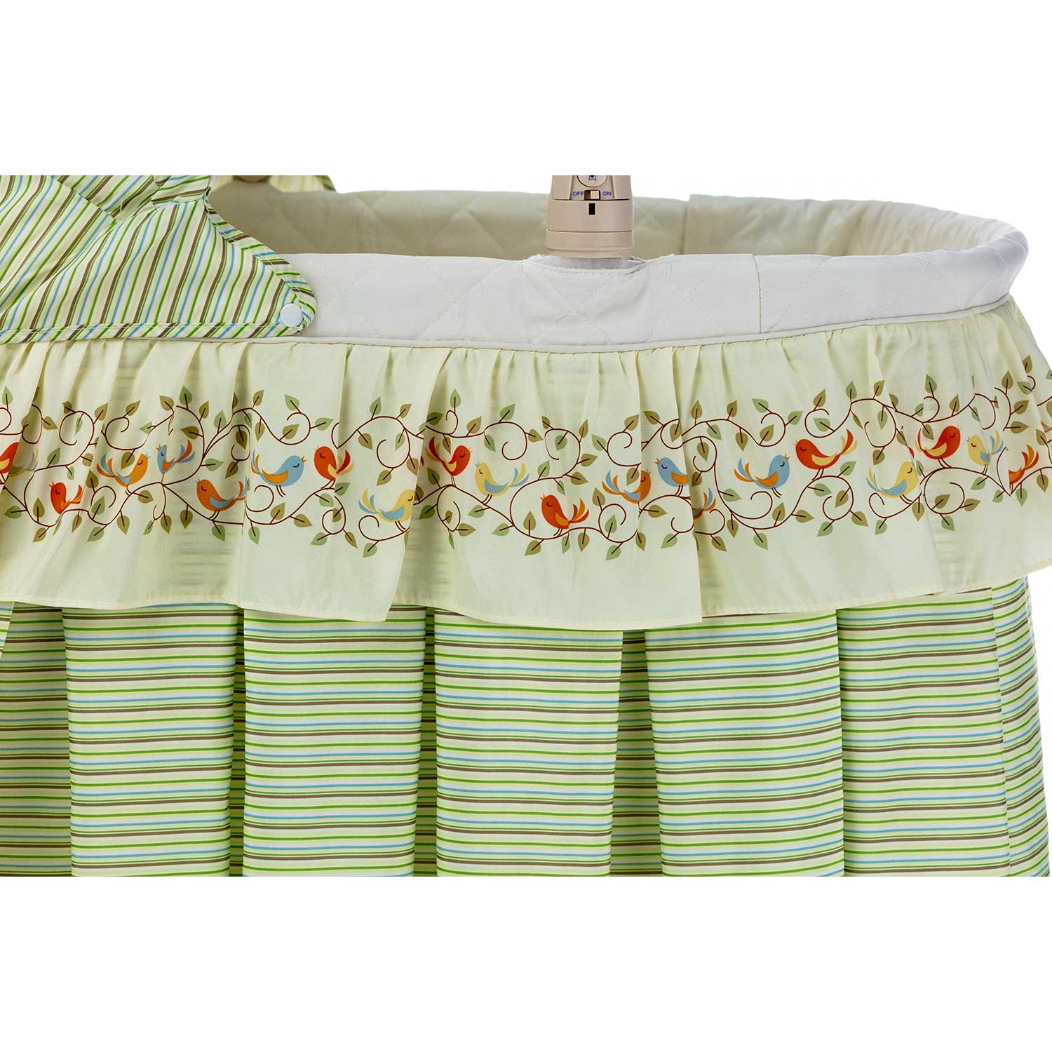 Колыбель 3в1 SIMPLICITY 3070 Little Birds Оливковый - фото 7