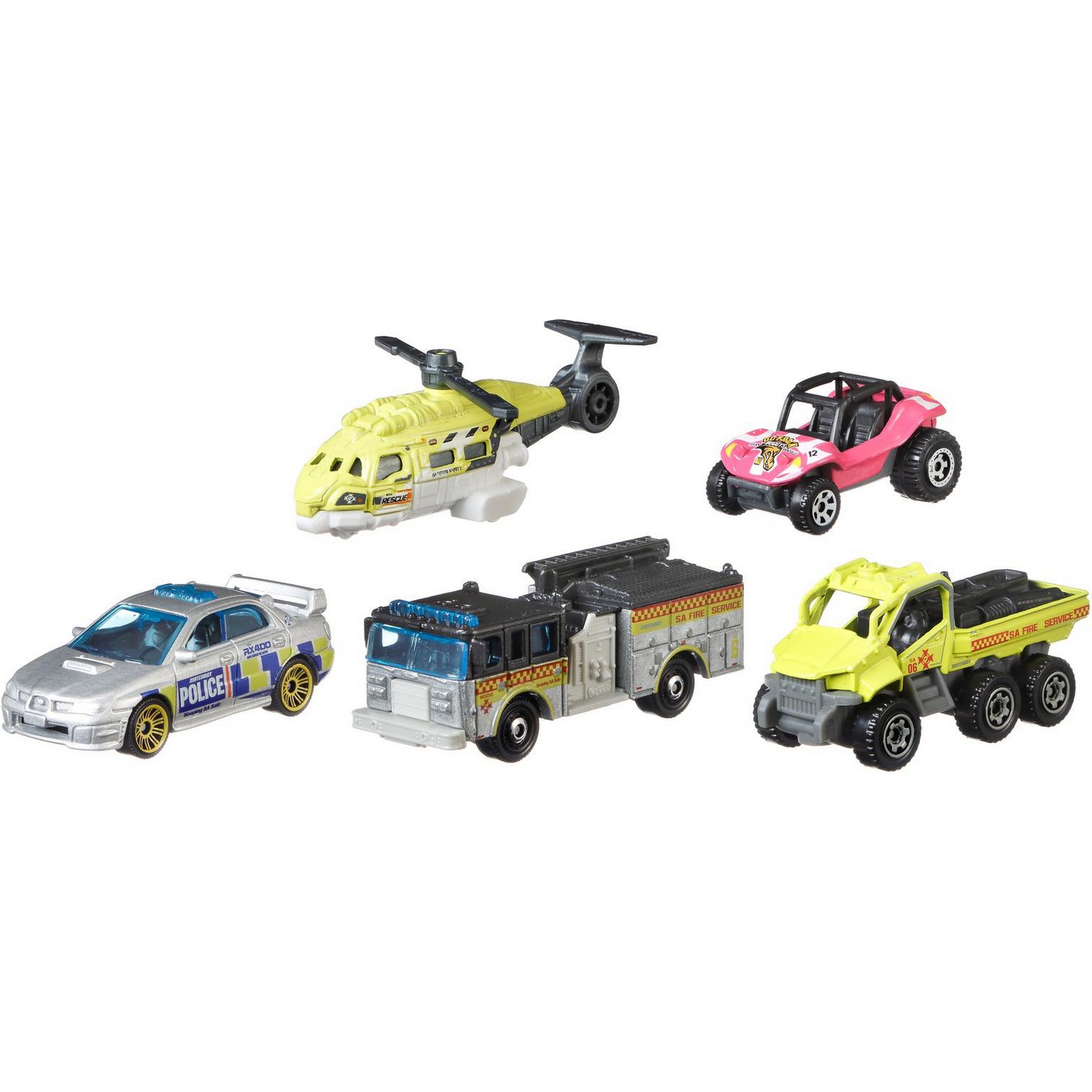 Игровой набор Matchbox Спасатели 5шт C1817 - фото 1