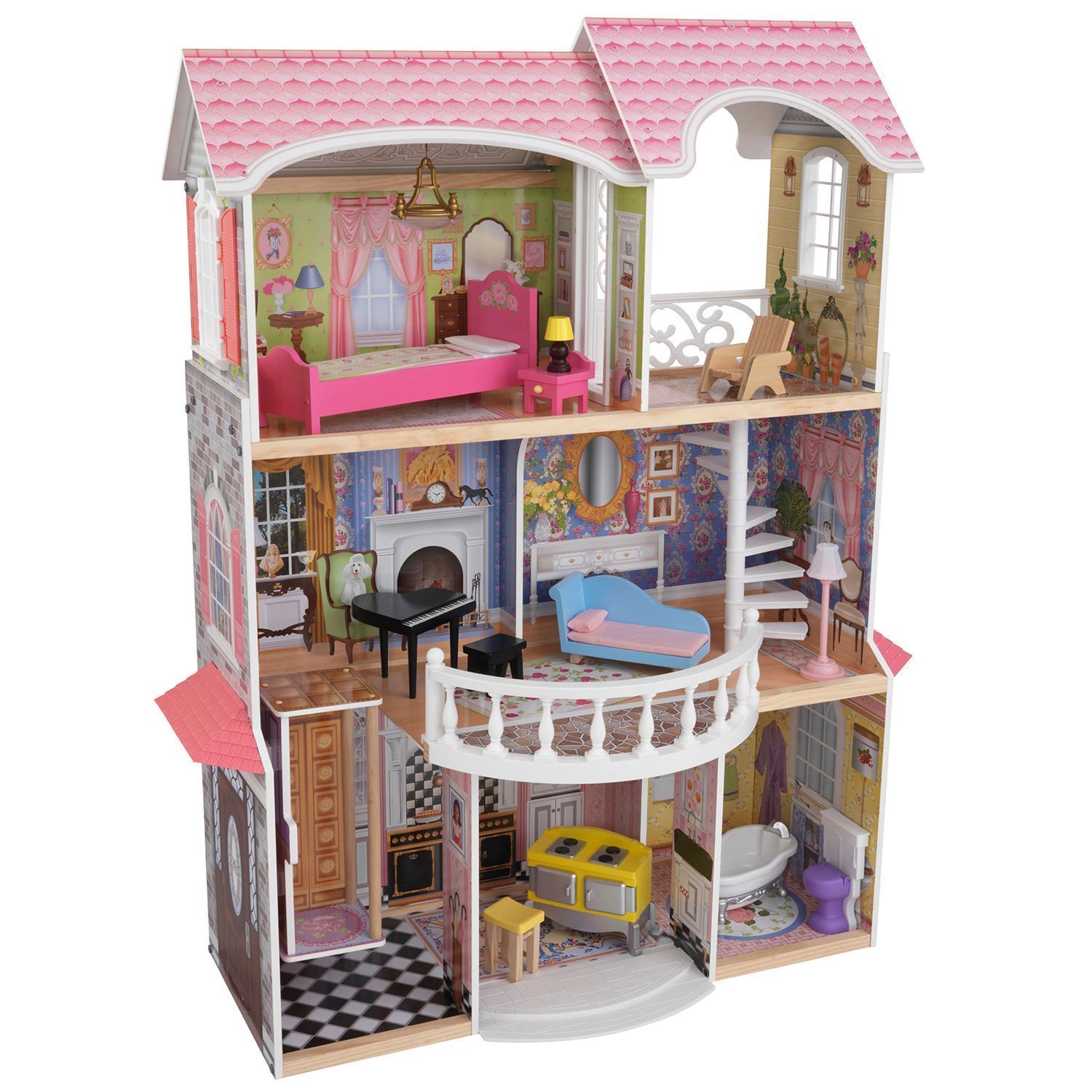 Домик для кукол KidKraft с мебелью 65907_KE - фото 9