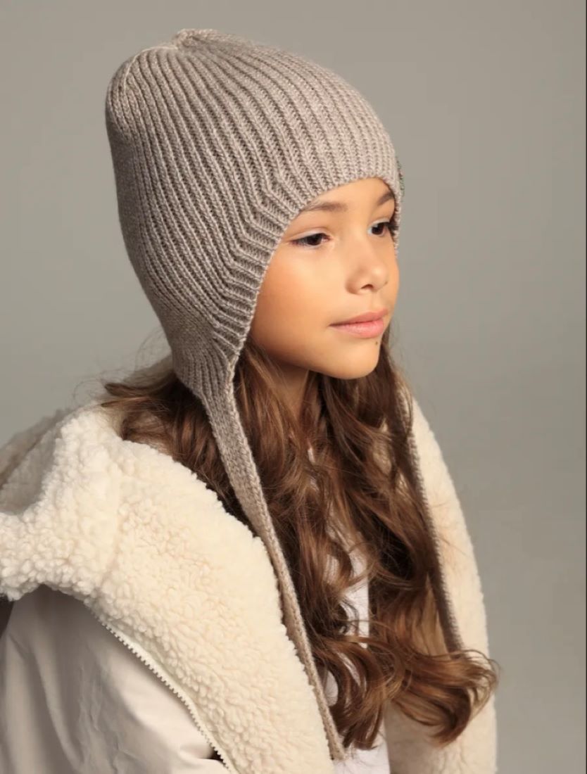 Шапка BRIOLLINI Чепчик детский Sweet terry, цвет бежевый, размер 50-54 - фото 2