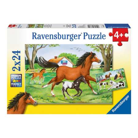 Пазлы Ravensburger Жизнь на ферме 2х24 дет