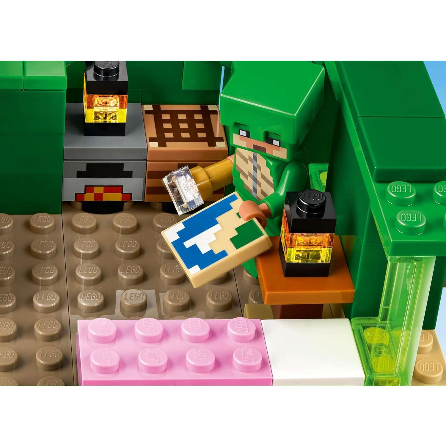 Конструктор LEGO Minecraft Черепаший пляжный домик 234 дет. - фото 11
