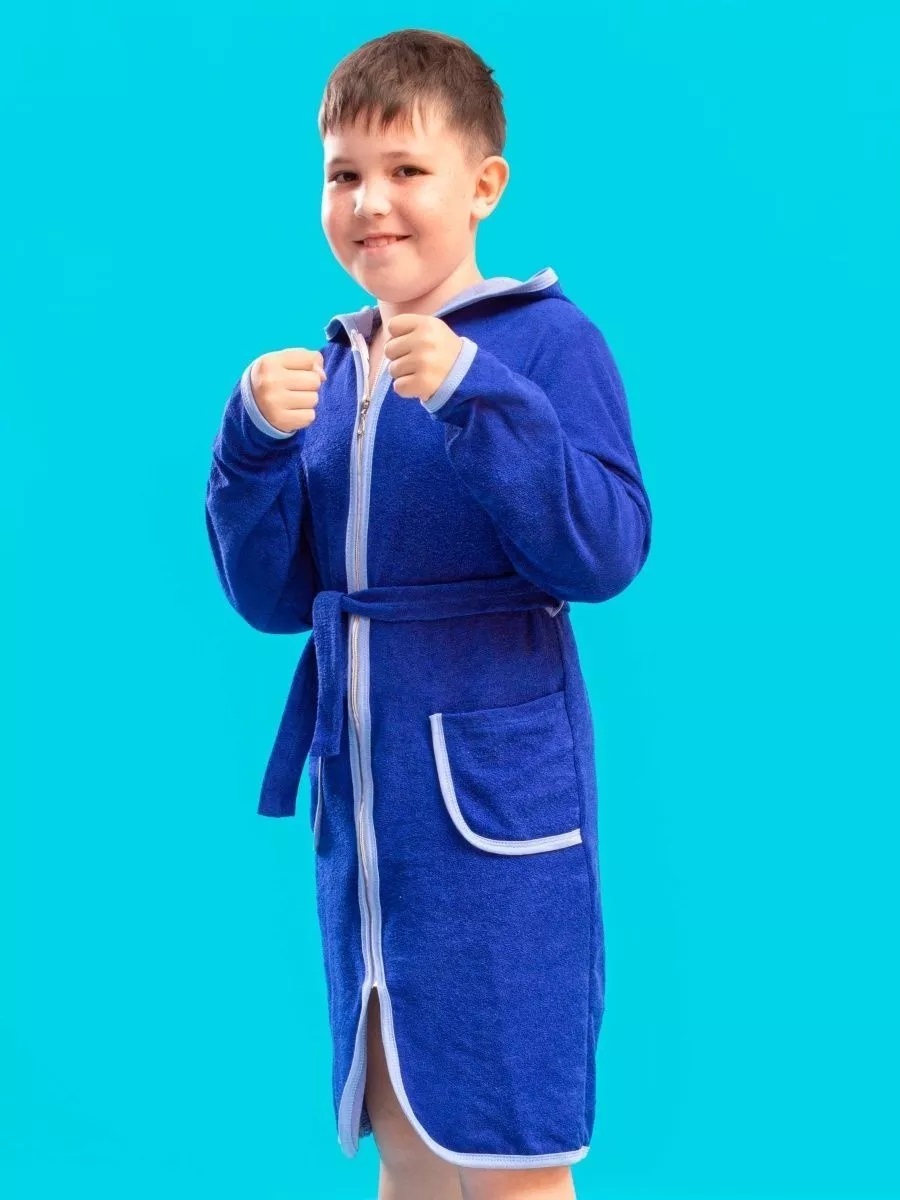 Халат TOTEMFOX 831М5F/васильковый - фото 10