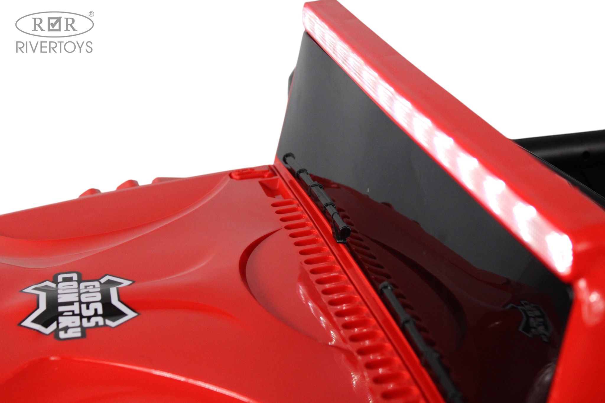 Электромобиль RIVERTOYS М555БХ-NEW-RED С пультом ДУ - фото 7
