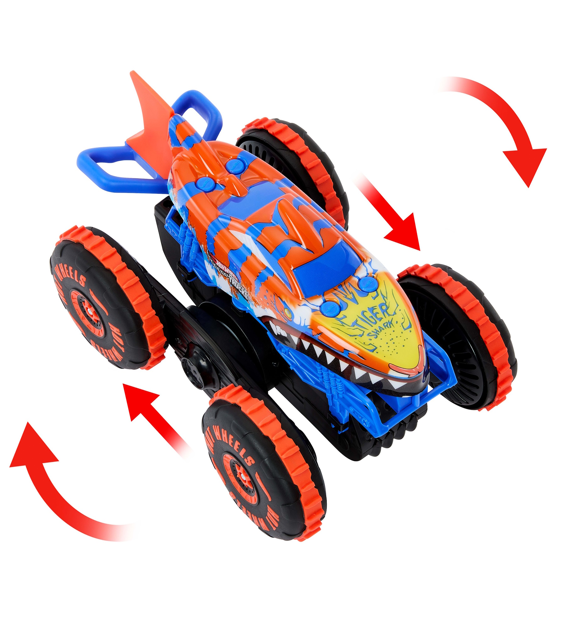 Монстр-трак РУ Hot Wheels Тигровая акула - фото 5